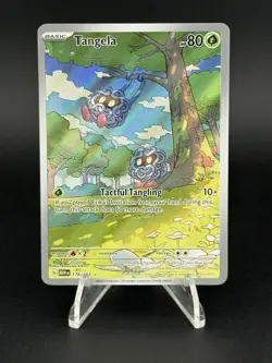 Pokemon TCG Tangela 178/165 SV: 151 Illustration Rare Holo Card NM- - Image 1