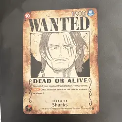 Shanks (004) (Wanted Poster) - Emperors in the New World (OP09 - Image 1