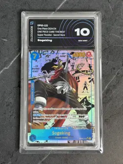 One Piece Card - Sogeking AiGrading 10 - OP03-122 - English - Image 2