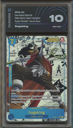 One Piece Card - Sogeking AiGrading 10 - OP03-122 - English - Image 4
