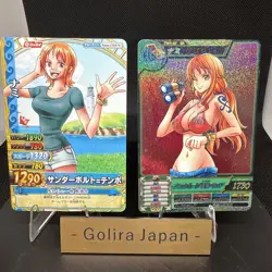 Nami 2011 2012 Data Carddass 2 Card Set ONE PIECE Card Japan Boa Hancock - Image 1