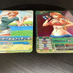 Nami 2011 2012 Data Carddass 2 Card Set ONE PIECE Card Japan Boa Hancock - Image 5