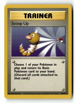 Pokemon Card Scoop Up Unlimited LP Base Set 078/102 - Image 1