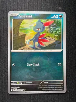 Pokemon TCG Sneasel 061/131 - Master Ball Reverse Holo - Prismatic Evolutions NM - Image 1