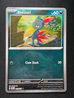Pokemon TCG Sneasel 061/131 - Master Ball Reverse Holo - Prismatic Evolutions NM - Image 3