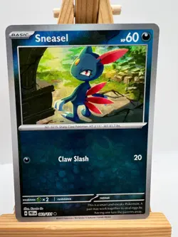 Pokemon Prismatic Evolutions - 061/131 Sneasel - Master Ball Reverse - NM/M 2 - Image 1