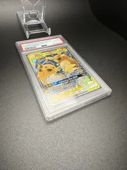 2019 Pokemon Sun Moon Unified Minds Raichu & Alolan Raichu GX #54 GEM PSA 10 - Image 4
