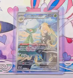 Cynthia's Roserade 184/182 Destined Rivals Pokemon Illustration Rare NM/M - Image 1