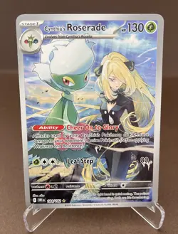 Cynthia's Roserade 184/182 Illustration Rare - Destined Rivals - Pokemon - NM/M - Image 1