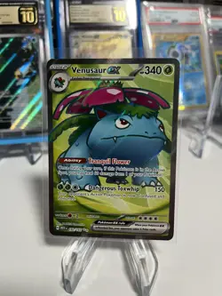 Pokemon 2023 Scarlet & Violet 151 Venusaur EX 182/165 Ultra Rare Full Art NM - Image 1