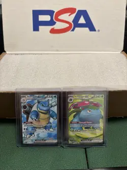 Pokemon TCG: Blastoise & Venusaur EX 182 & 184/165 Scarlet & Violet 151 FA’s,NM - Image 1