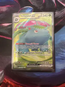 Pokemon ENGLISH - 151 - Venusaur Ex - 182/165 - Full Art Rare - M/NM - Image 1