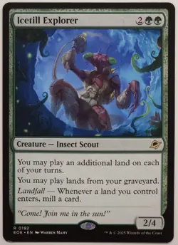Magic: The Gathering Icetill Explorer Edge of Eternities #192 Rare Green - Image 1