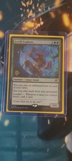 Icetill Explorer ~ Edge of Eternities [Magic MTG] Pre-release stamped promo - Image 4