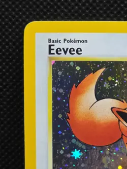 Pokemon TCG Card - Eevee 11# WOTC Black Star Promo Holo Rare - LP / Exc Swirl - Image 3