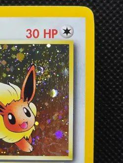 Pokemon TCG Card - Eevee 11# WOTC Black Star Promo Holo Rare - LP / Exc Swirl - Image 4