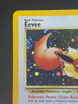Pokemon TCG Card - Eevee 11# WOTC Black Star Promo Holo Rare - NMint / Exc Swirl - Image 3