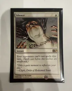 Wizards of the Coast Silence Core Set 2011 (M11) Uncommon EN 30/249 MTG Regular - Image 1