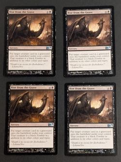MTG Card - 4x Rise from the Grave - Magic Core Set 2011 - NM/LP - Uncommon #114 - Image 1