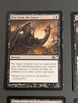 MTG Card - 4x Rise from the Grave - Magic Core Set 2011 - NM/LP - Uncommon #114 - Image 3