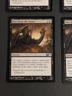 MTG Card - 4x Rise from the Grave - Magic Core Set 2011 - NM/LP - Uncommon #114 - Image 5