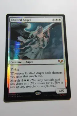 MTG Exalted Angel x1-Foil -From the Vault: Angels-Lightly Played - Image 1