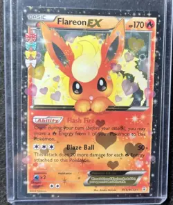 Pokemon Generations TCG Flareon EX RC6/RC32 Radiant Collection Holo NM/LP - Image 1
