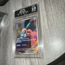 Grade 10 Lickitung 082/071 SV5M AR Cyber Judge Japanese Pokemon Card Pristine 10 - Image 1