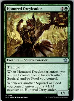 Honored Dreyleader - 178 - Foil - BLB - NM - MTG Magic the Gathering - Image 1