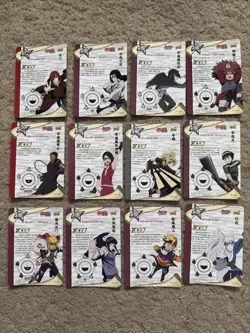 Naruto Kayou CCG Lot of 12 AR Rarity cards - Image 2