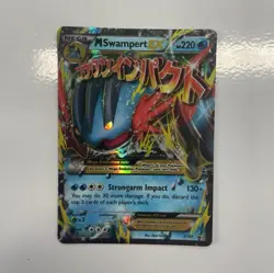 Pokemon TCG M Swampert EX XY87 XY Holo Promo Card English 2015 220 HP - Image 1