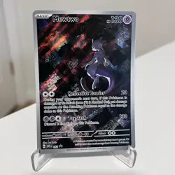 Mewtwo 052 Scarlet & Violet Black Star Promo SVP Holo Pokemon TCG Card LP - Image 1