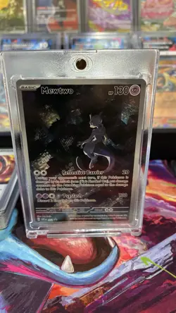 Pokemon TCG Mewtwo 052 SV Scarlet & Violet Promo EN Holo 2023 130 HP - Image 2