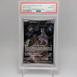 Mewtwo 052 Sv: Scarlet & Violet Promo Holo PSA 10 MINT Pokemon TCG Card English - Image 1
