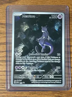 Pokemon Mewtwo 052 Scarlet & Violet Promo Basic Full Art Holo HP 130 English TCG - Image 1