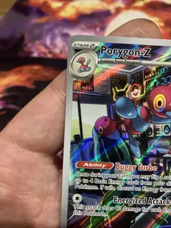 Pokemon TCG Porygon-Z Paradox Rift 214/182 Holo Illustration Rare - Image 4