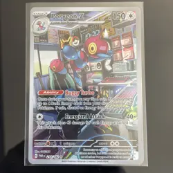 Pokemon TCG Porygon-Z 214/182 Paradox Rift Illustration Rare Card - Image 1