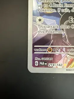 Pokemon TCG Porygon-Z Paradox Rift 214/182 Holo Illustration Rare - Image 4