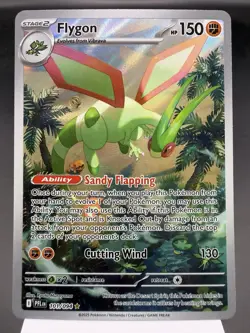 Flygon 101/094 - Illustration Rare - Phantasmal Flames Pokemon Card MINT - Image 1