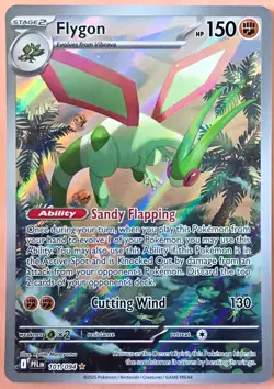 Flygon 101/094 Illustration Rare Phantasmal Flames Pokemon NM - Image 1