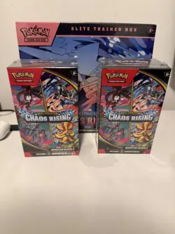 Pokemon TCG Chaos Rising ETB + 2x Booster Bundle New & Sealed |READ DESCRIPTION - Image 1
