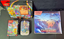 Pokemon TCG - Chaos Rising ETB + Blister + Booster Bundle + Mini Tin- New&Sealed - Image 1