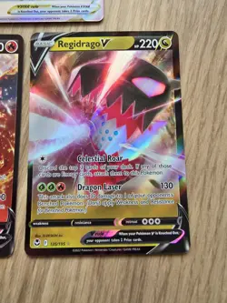 Pokemon TCG Assorted V & Vstar Cards Silver Tempest X3 Bundle - Image 3