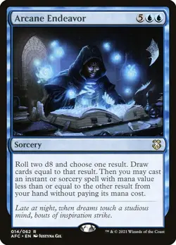 [MTG] Arcane Endeavor (014) (AFC) LP-HP - Image 1