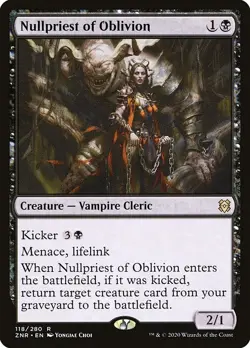 [MTG] Nullpriest of Oblivion (118) (ZNR) LP-HP - Image 1