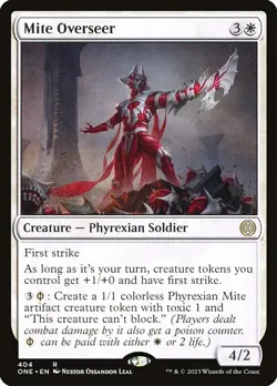 [MTG] Mite Overseer (404) (ONE) LP-HP - Image 1