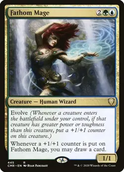 [MTG] Fathom Mage (445) (CMR) LP-HP - Image 1
