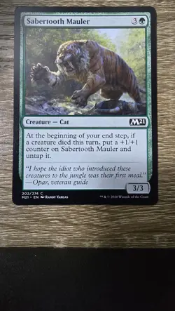 Sabertooth Mauler Core Set 2021 202 NM - Image 1