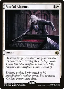 [MTG] Fateful Absence (018) (MID) LP-HP - Image 1