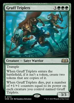 [MTG] Gruff Triplets (0172) (WOE) LP-HP - Image 1